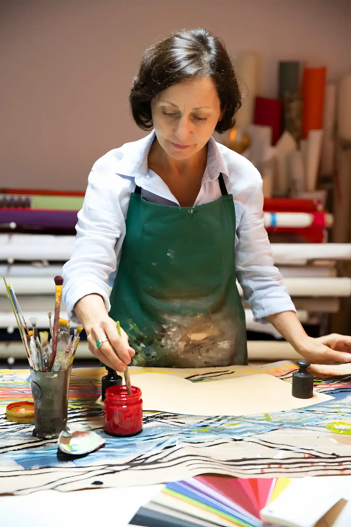 Marina Hummel Am Malen